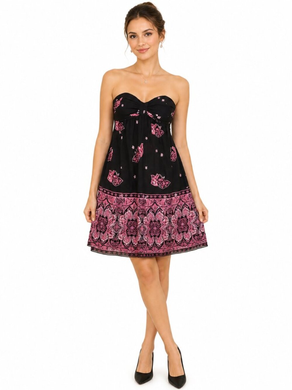 NWT Shoshanna Silk Lotus Dress